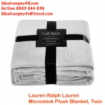 Lauren Ralph Lauren Micromink Plush Blanket, Twin