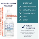 Biotics Research Bio-D-Mulsion Forte Liquid Vitamin D Drops 4000 IU – Vitamin D3 2000iu