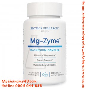 Biotics Research Mg-Zyme™ Triple Magnesium Complex 100 mg