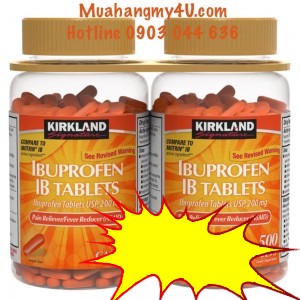 Thuốc giảm đau Ibuprofen 200mg - 500 viên 