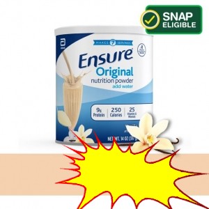 Ensure Original Nutrition Powder Mix, Vanilla, 14 oz, 1 Count 397g
