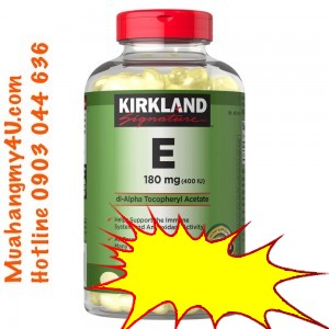 Kirkland Signature Vitamin E 180 mg., 500 Softgels