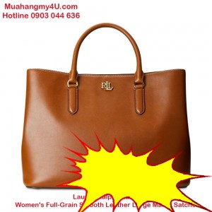 Lauren Ralph Lauren Women´s Full-Grain Smooth Leather Large Marcy Satchel